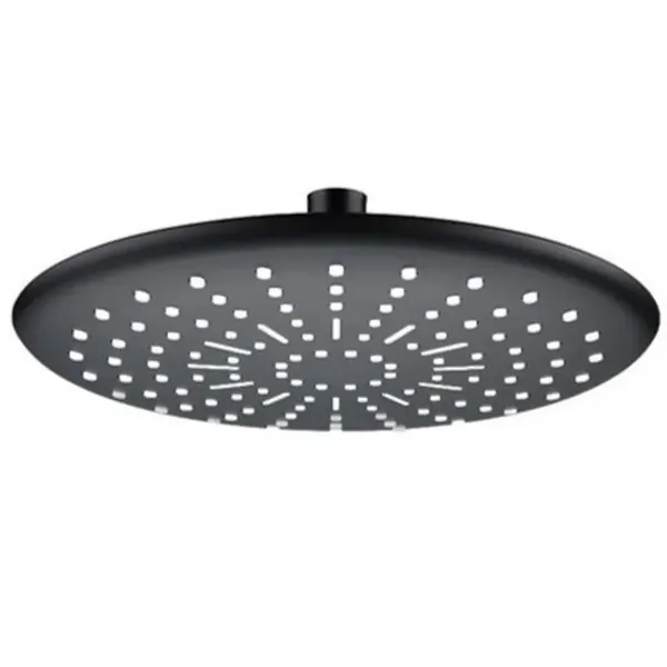 Лійка для душу стельова Mixxus SH-15-OH Black (230мм) (LE2783)