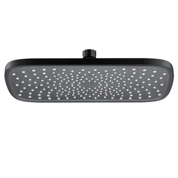 Верхній душ Mixxus SH-18-OH Black (300x200 мм) (LE2791)