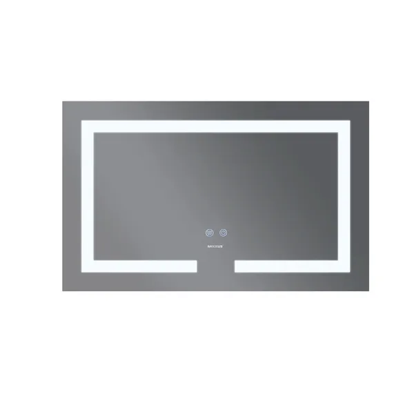 Дзеркало Mixxus HARD MR07-80x50 з Led Touch, Anti-fog, димером, регулятором яскравості (MI6658)