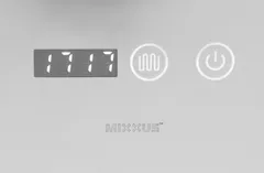 Дзеркало Mixxus PLAIN MV02-50x70 з Led Touch, Anti-fog, димером, регулятором яскравості, годинником (MI6010)