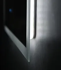 Дзеркало Mixxus FLAT MR04-100x80 з Led Touch, Anti-fog, димером, регулятором яскравості, годинником (MI6927)