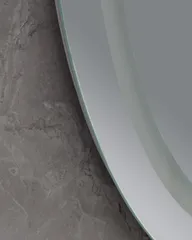 Дзеркало Mixxus PLAIN MV02-50x70 з Led Touch, Anti-fog, димером, регулятором яскравості, годинником (MI6010)