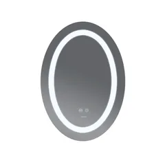 Дзеркало Mixxus PLAIN MV03-50x70 з Led Touch, Anti-fog, димером, регулятором яскравості (MI6664)
