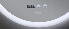 Дзеркало Mixxus PLAIN MC10-60 з Led Touch, Anti-fog, димером, регулятором яскравості, годинником (MI6013)