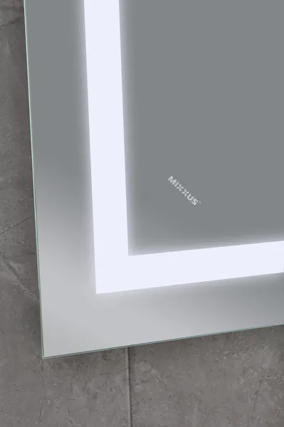 Дзеркало Mixxus TALL MR08-80x60-Reverse з Led Touch, Anti-fog, димером, регулятором яскравості (MI6659)
