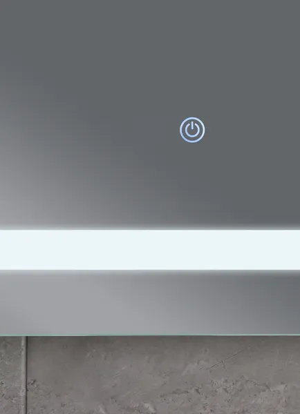 Дзеркало Mixxus TWEE MR09-80x60-Reverse з Led Touch, Anti-fog, димером, регулятором яскравості (MI6660)