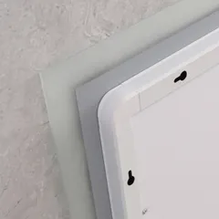 Дзеркало Mixxus FLAT MR04-80x60 з Led Touch, Anti-fog, димером, регулятором яскравості, годинником (MI6928)