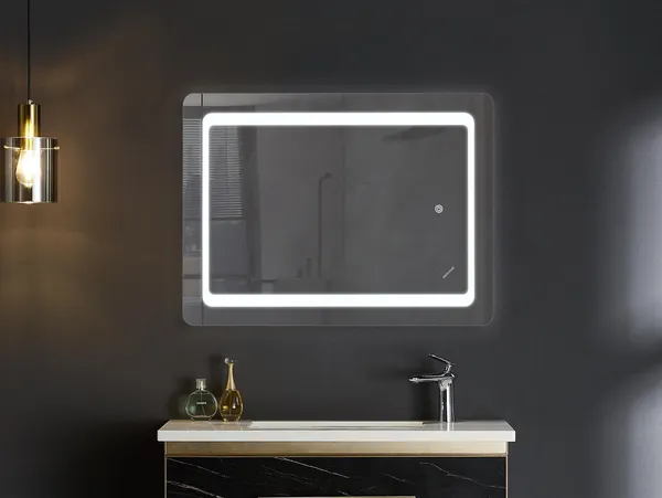 Дзеркало Mixxus TWEE MR09-80x60-Reverse з Led Touch, Anti-fog, димером, регулятором яскравості (MI6660)