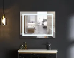 Дзеркало Mixxus WARM MR12-80x60-Reverse з Led Touch, Anti-fog, димером, регулятором яскравості (MI6672)