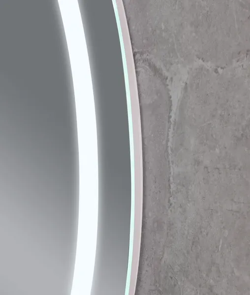 Дзеркало Mixxus PLAIN MV02-60x80 з Led Touch, Anti-fog, димером, регулятором яскравості, годинником (MI6933)