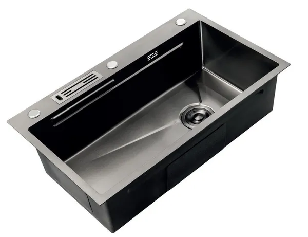 Мийка Mixxus Premium MH7545-SET-05 NANO-BLACK (3.0/0.8) комплект (графіт) (MX9632)