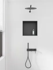 Полиця для ванної кімнати Mixxus Premium Niche-0101 Black (MI6678)