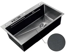 Мийка Mixxus Premium MH7545-SET-05 MICRO DECOR NANO-BLACK (3.0/0.8) комплект (графіт) (MX9633)