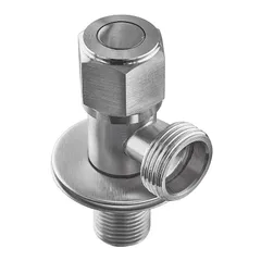 Кран для підключення сантехприладів Mixxus VAL-07-1/2x3/4 з нерж.ст.SUS304 (УПАКОВКА БЛІСТЕР) (MI6057)