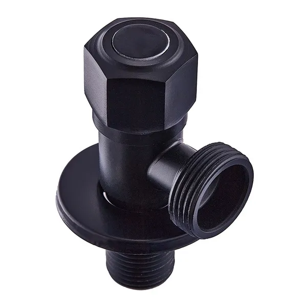 Кран для підключення сантехприладів Mixxus VAL-07-1/2x3/4 Black (MI6059)