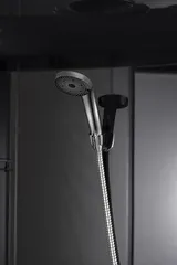 Бокс душовий з гідромасажем Mixxus STRONG SBH02-90x90x215-GR SATIN низький піддон (MI6891)