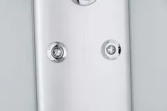 Бокс душовий з гідромасажем Mixxus STRONG SBH01-90x90x215-FB SATIN з високим піддоном (MI6888)