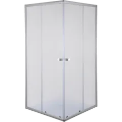 Душова кабіна з низьким піддоном Mixxus CUBIC SCT01-90x90x195-FB CHROME матове скло 4мм (MI6903)