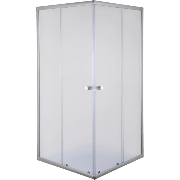 Душова кабіна з низьким піддоном Mixxus CUBIC SCT01-90x90x195-FB CHROME матове скло 4мм (MI6903)