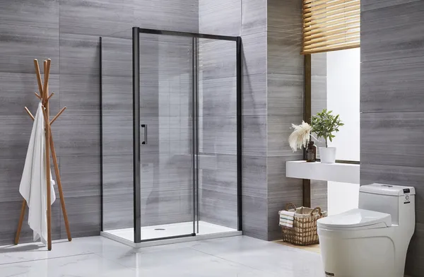 Душова кабіна без піддону Mixxus Premium DIVERSE SC03-100x80x195-TR Black прозоре скло 6мм (MI6866)