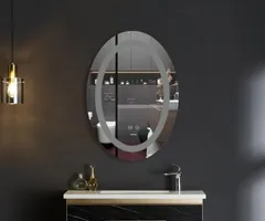 Дзеркало Mixxus PLAIN MV03-50x70 з Led Touch, Anti-fog, димером, регулятором яскравості (MI6664)