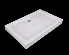 Душовий піддон з сифоном Mixxus HARD ST01-100x80x13 діаметр зливу 52 мм (MI6918)
