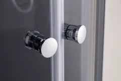 Душова кабіна з низьким піддоном Mixxus PLAIN SCT02-90x90x195-GR SATIN сіре тоноване скло 4мм (MI6898)