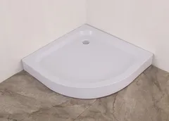 Душова кабіна з низьким піддоном Mixxus PLAIN SCT02-90x90x195-GR SATIN сіре тоноване скло 4мм (MI6898)