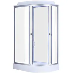 Бокс душовий без гідромасажу Mixxus WAVE SB02-120x80x215-L-FB SATIN з низьким піддоном (MI6892)