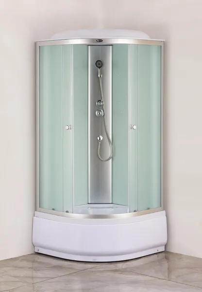 Бокс душовий без гідромасажу Mixxus STRONG SB01-90x90x215-FB SATIN з високим піддоном (MI6884)