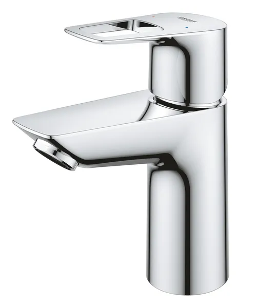 Одноважільний змішувач для раковини S-Size Grohe BauLoop New з нажимним донним клапаном (23878001)