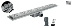 Душовий трап із нержавіючої сталі SUS304 Koer FD01-70x800 (KR3279)