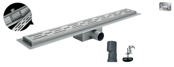 Душовий трап із нержавіючої сталі SUS304 Koer FD01-70x900 (KR4748)