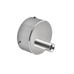 Чашка декоративна Mixxus TCC-01 CHROME (кругла) для маскування кабелю (колір хром) (MI6637)