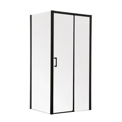 Душова кабіна без піддону Mixxus Premium DIVERSE SC03-100x80x195-TR Black прозоре скло 6мм (MI6866)