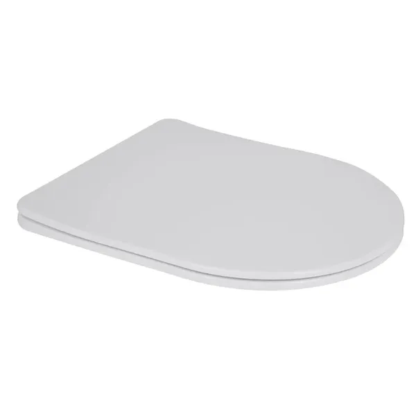 Сидіння-кришка для унітазу Mixxus SEAT COVER BEVEL-2001 з мікроліфтом 455x380x60mm (MI6718)