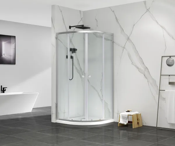 Душова кабіна без піддону Mixxus Premium DIVERSE SC01-90x90x195-TR Chrome прозоре скло 5мм (MI6859)