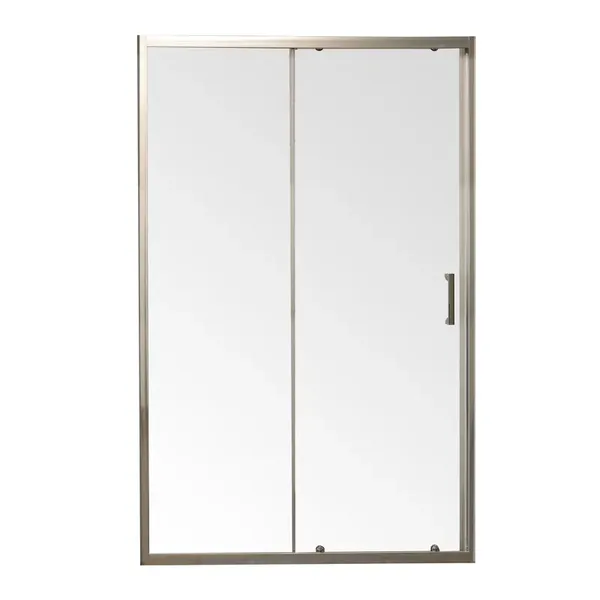 Двері у нішу розсувні MIXXUS PREMIUM DIVERSE SD01-100x185-TR CHROME прозоре скло 5мм (MI7165)