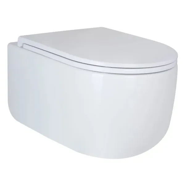 Унітаз підвісний Mixxus Premium TOPPER-0302-T3 490х360х380mm, система змиву TORNADO 3.0 (MP6599)