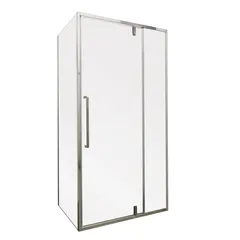 Душова кабіна без піддону Mixxus Premium BEVEL SC01-100x80x195-TR Chrome прозоре скло 6мм (MI6869)