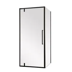 Душова кабіна без піддону Mixxus Premium BEVEL SC01-90x90x195-TR Black прозоре скло 6мм (MI6864)