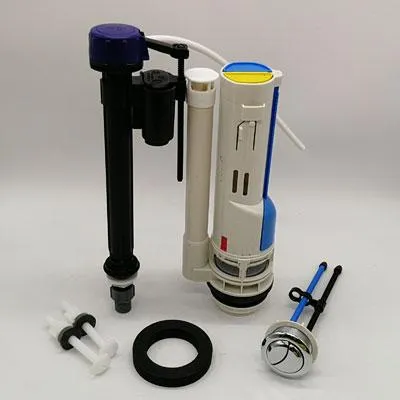 Комплект арматури: Mixxus Premium Button-1801-1/2" спускна 2-х кнопочна + наповнювальна з нижнім підведенням, пласт. різьблення