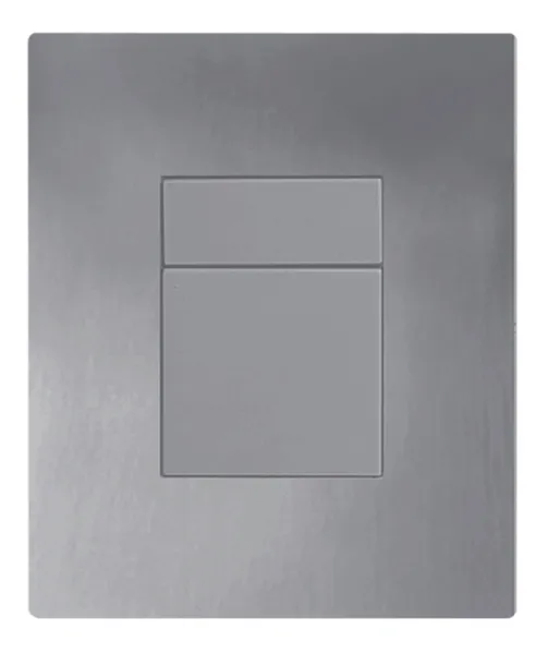 Панель змиву Koer KT-0607-07 157x198x10mm пластикова, кнопка квадратна (колір графіт) (KR5345)