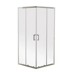 Душова кабіна без піддону Mixxus Premium DIVERSE SC02-90x90x195-TR Chrome прозоре скло 5мм (MI6861)