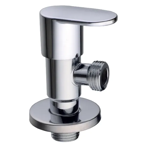Кран для підключення сантехприладів Champion VAL-08 1/2x1/2 Chrome (нерж. сталь) (CH6198)