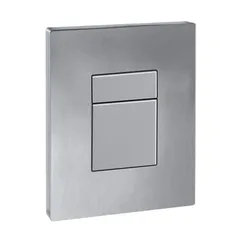 Панель змиву Koer KT-0607-02 157x198x10mm пластикова, кнопка квадратна (SS Color) (KR6239)