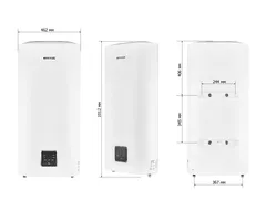 Водонагрівач "Плоский" MIXXUS EWH-10050 FLAT DRY накопичувальний 50 л, сухий тен 2 kW (WH0597)