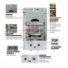 Газова колонка MIXXUS GWH-0610 BASIC GLASS димохідна 10 л/хв (панель зі скла з малюнком) (WH0027)