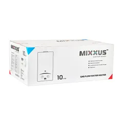 Газова колонка MIXXUS GWH-0510 BASIC GLASS димохідна 10 л/хв (панель зі скла з малюнком) (WH0026)