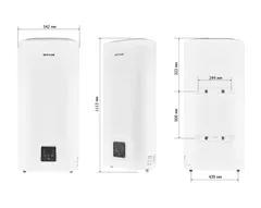 Водонагрівач "Плоский" MIXXUS EWH-10080 FLAT DRY накопичувальний 80 л, сухий тен 2 kW (WH0598)